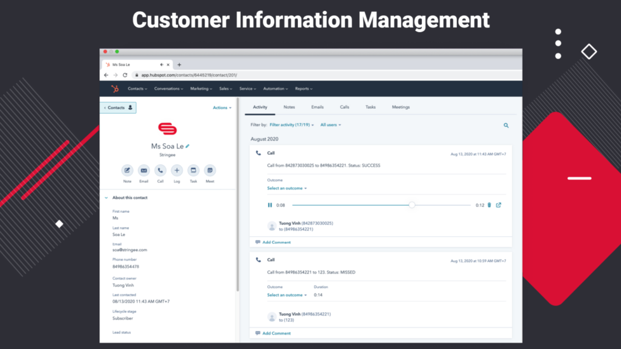 Customer Information Management
